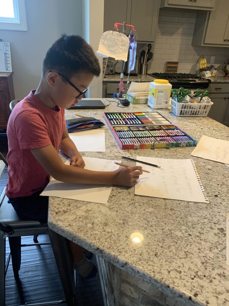 Brother, Sister Learn About Liberia Through Mission Kid; Make Art to Raise Money