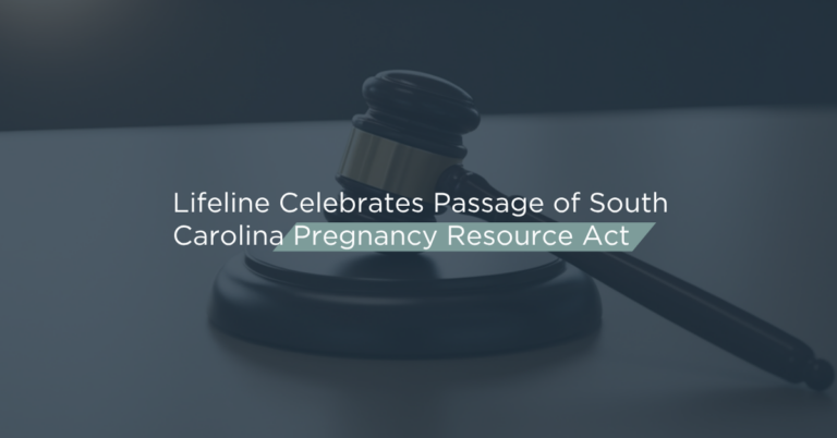 Lifeline Celebrates Passage of South Carolina Pregnancy Resource Act